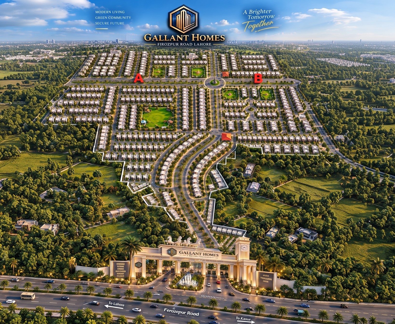 Gallant Homes Master Plan Map